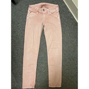 HUDSON Women's Collin Skinny crop flam Jeans Sz 26  stretch los angeles